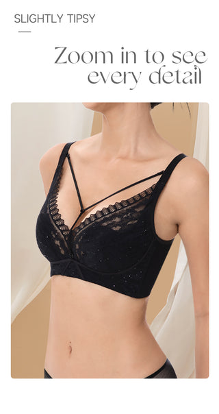 【Tipsy】Non-Wired 3/4 Molded Cup With Adjustable Straps